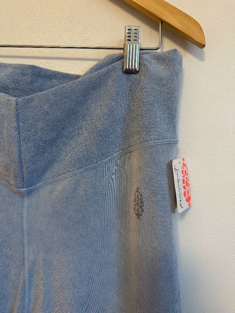 NWT FP Movement by Free People Go To Smooth Leggings - Washed Denim Blue | XL - Picture 6 of 11
